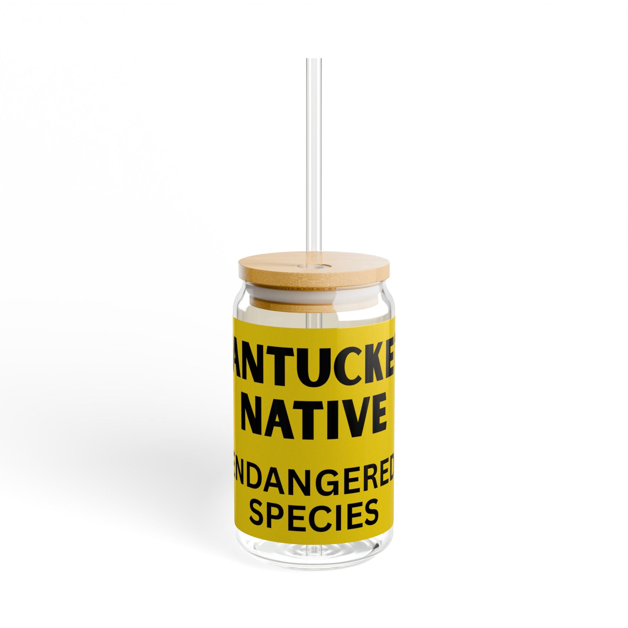 Nantucket Native Sipper Glass — 16oz Endangered Species Design
