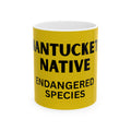 Nantucket Native Endangered Species Ceramic Mug (11oz & 15oz)
